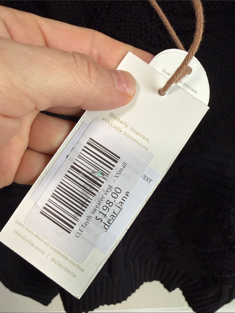 NEW CLEOBELLA fayth sweater vest in black - Picture 4 of 9
